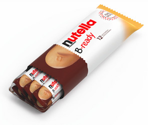 Продуктови Категории Шоколади Nutella Be-ready 12 бр.
